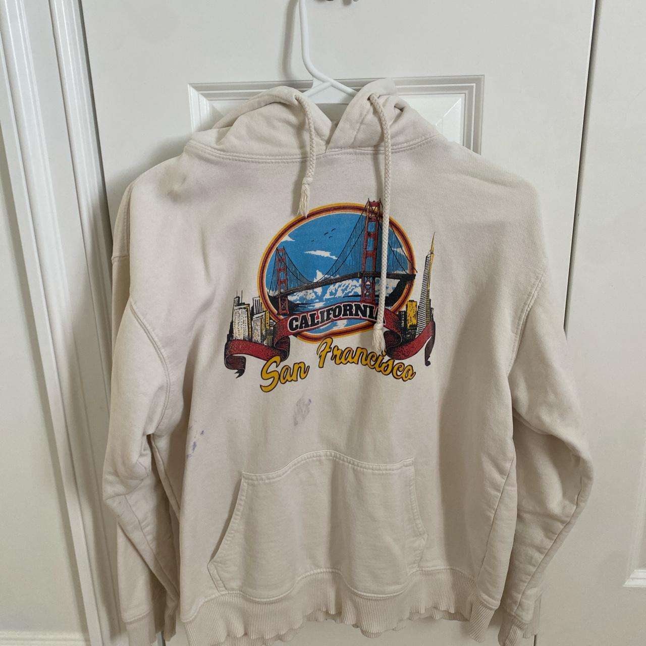 Brandy Melville Beige San Francisco Hoodie