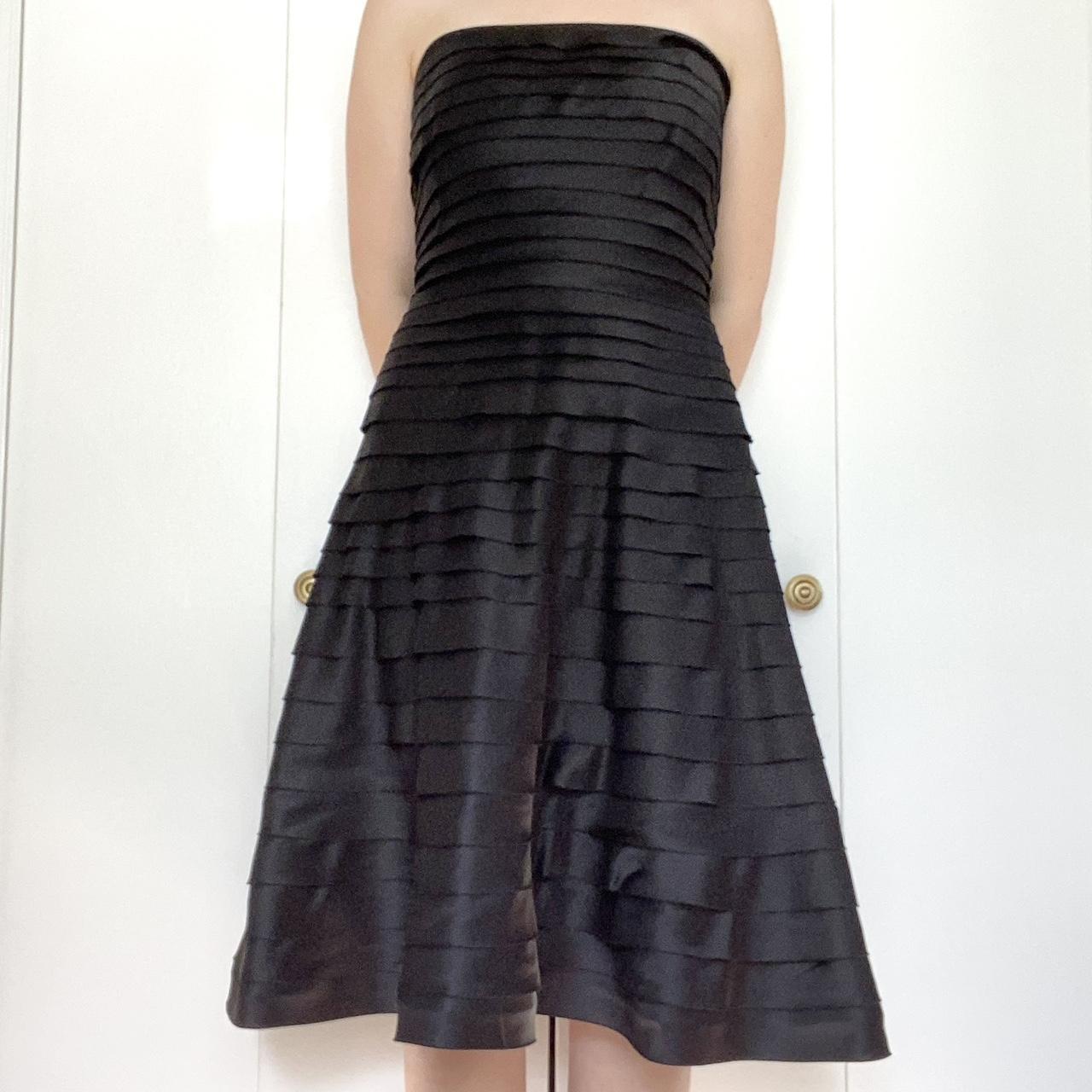 Black Ruffle Sleeveless A Line Dress This beautiful Depop