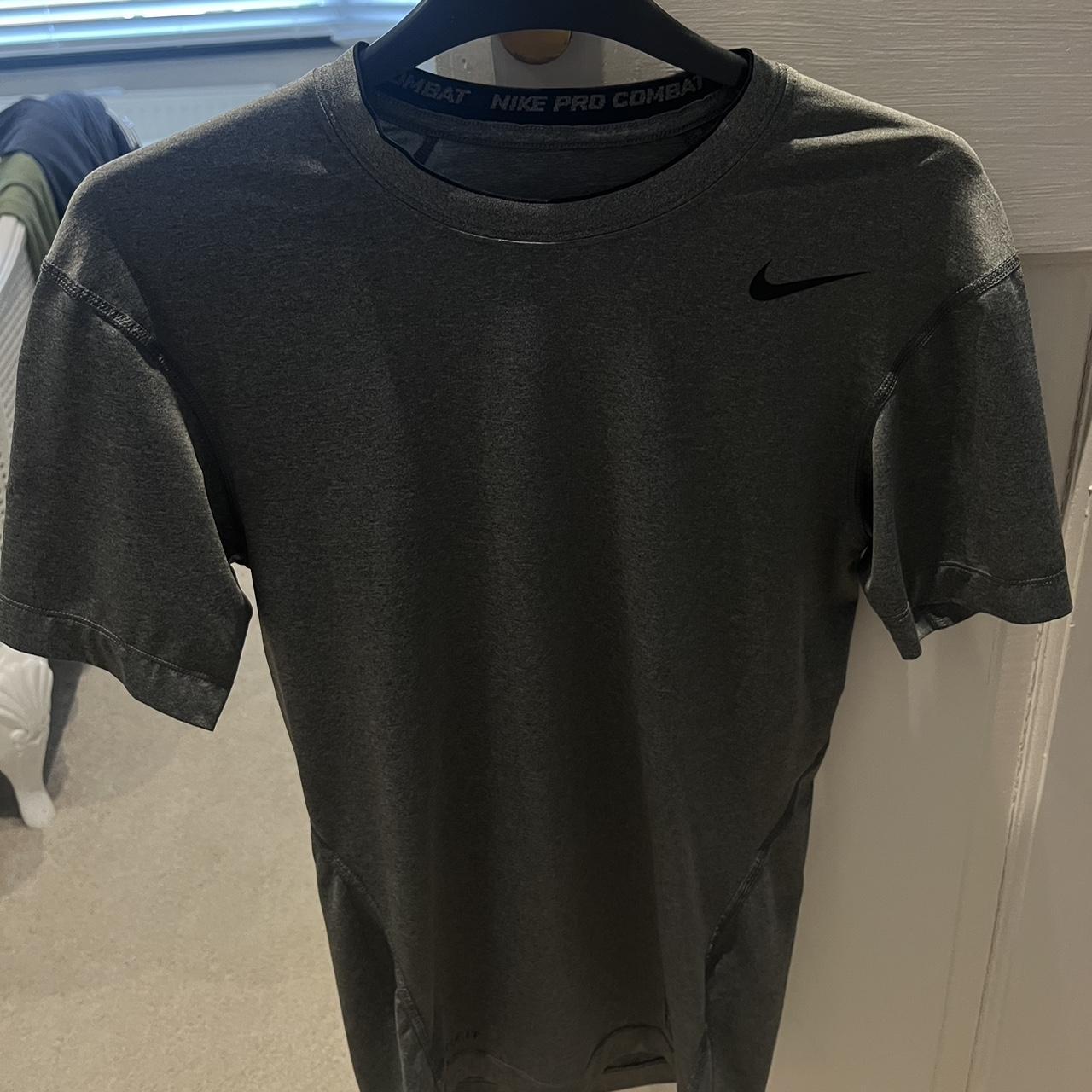 nike pro hyperstrong padded football shirt size - Depop