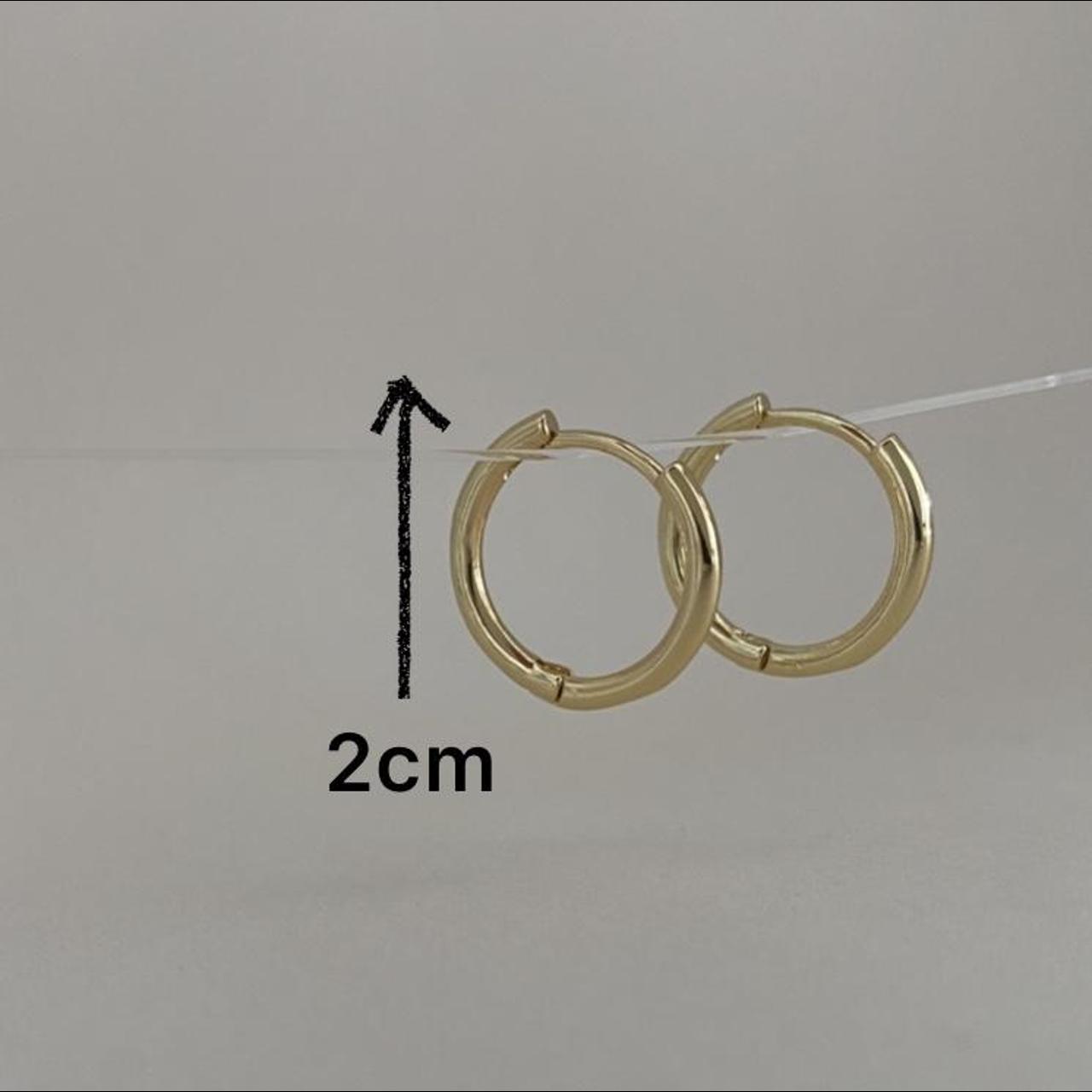 Gorgeous gold hoop charm earrings! 18k gold plated!... - Depop