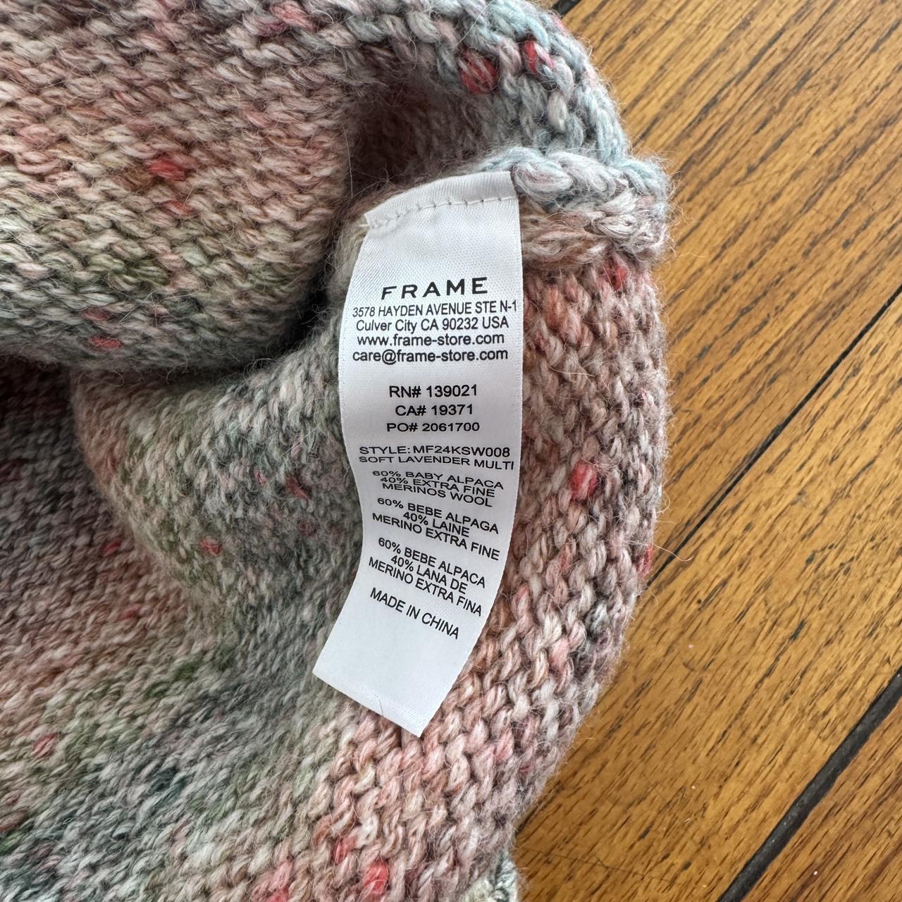 Frame Men's Sweater - Multi - M – frame multicolo… - image 3