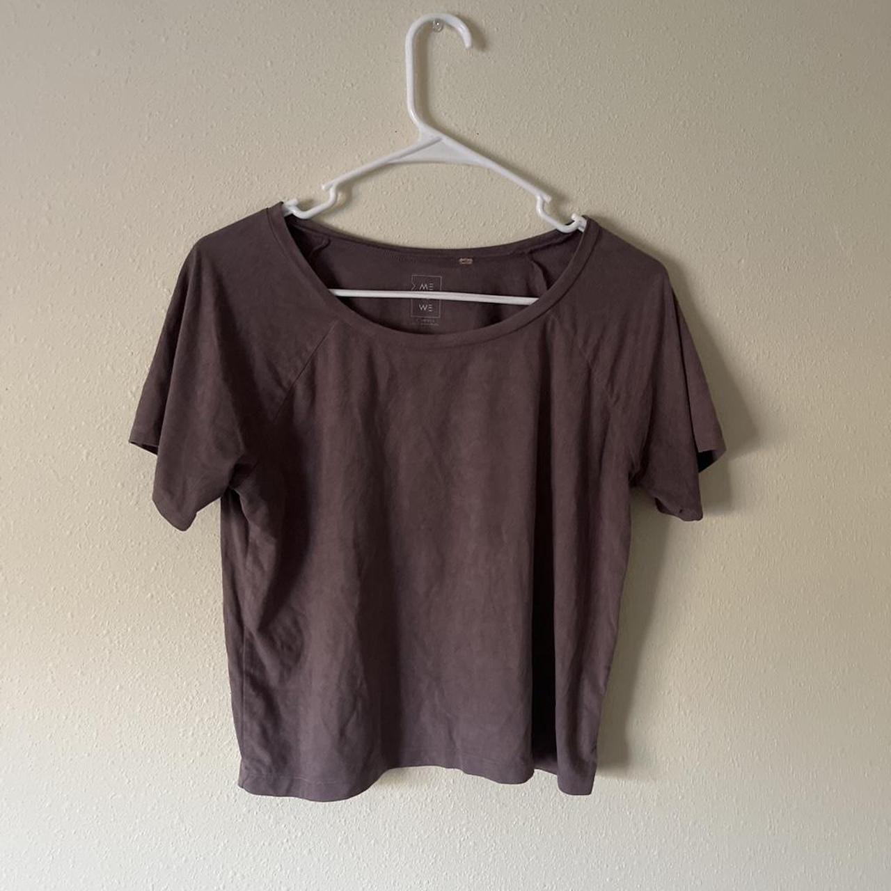 Me to we women's brown crop top