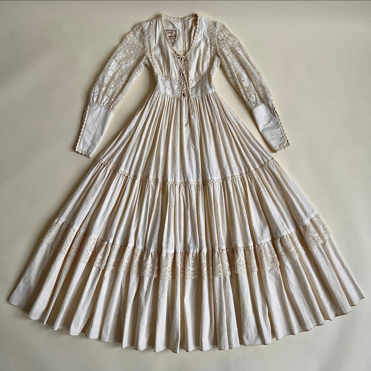 Vintage Gunne Sax prairie dress (S) Vintage Gunne... - Depop