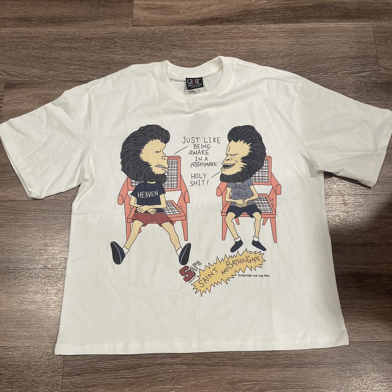 BAPE x Saint Mxxxxxxxx Heaven and Hell Tee, Vintage...