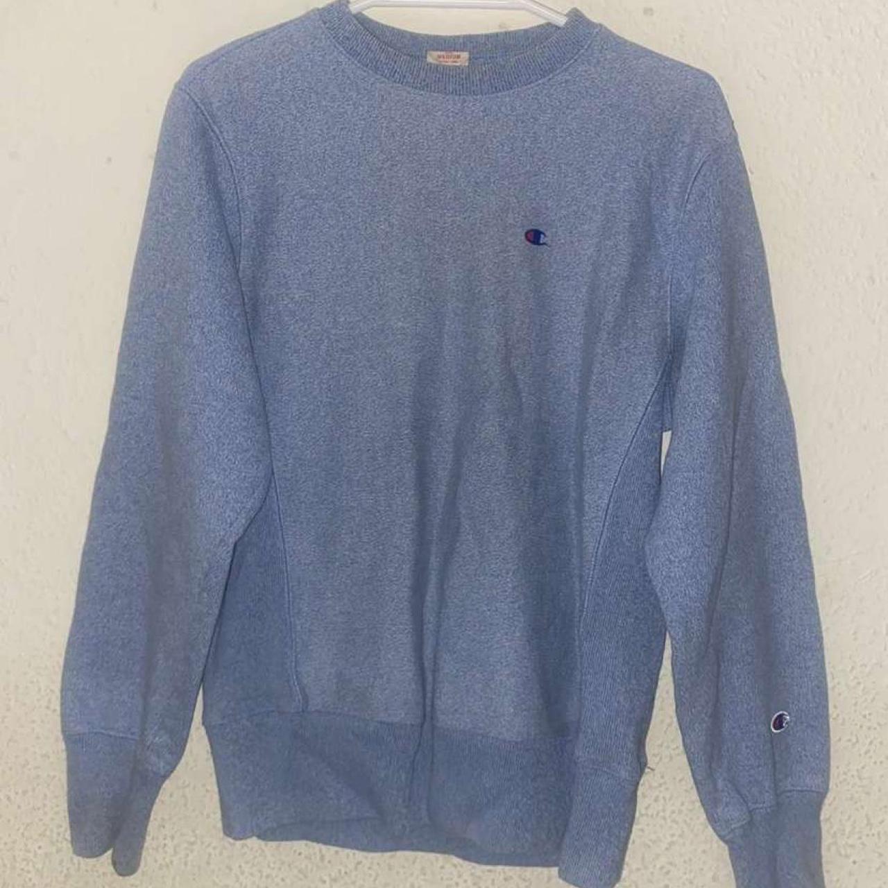 Champion Men's Blue Jumper | Depop