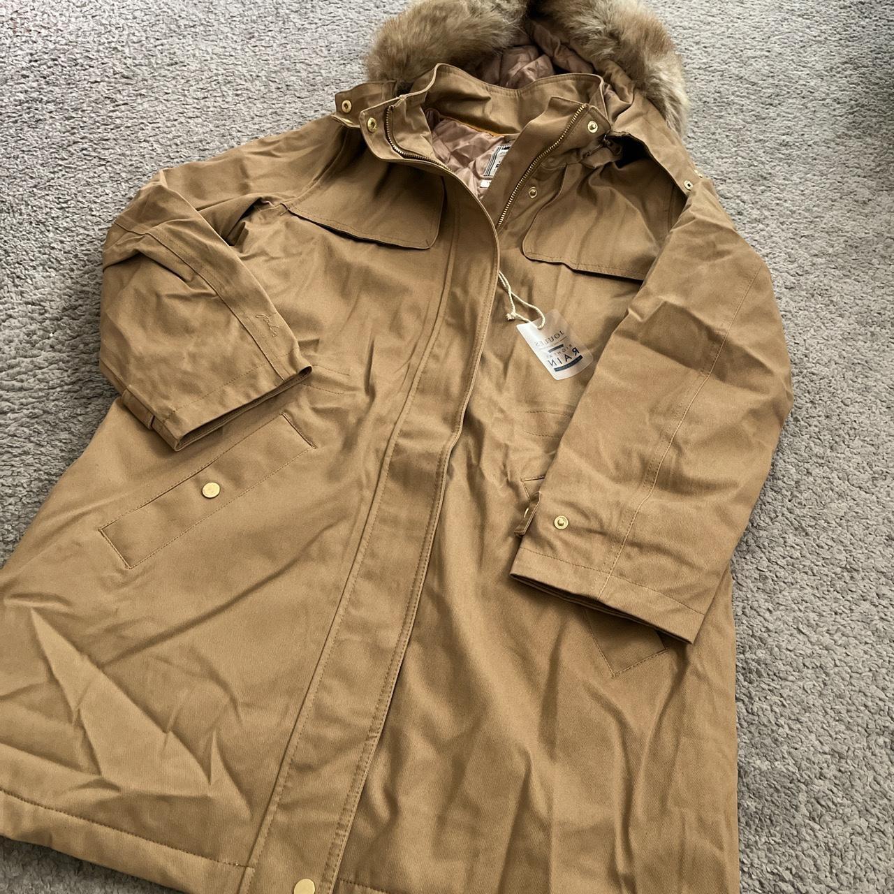 Joules aspen hotsell parka corn