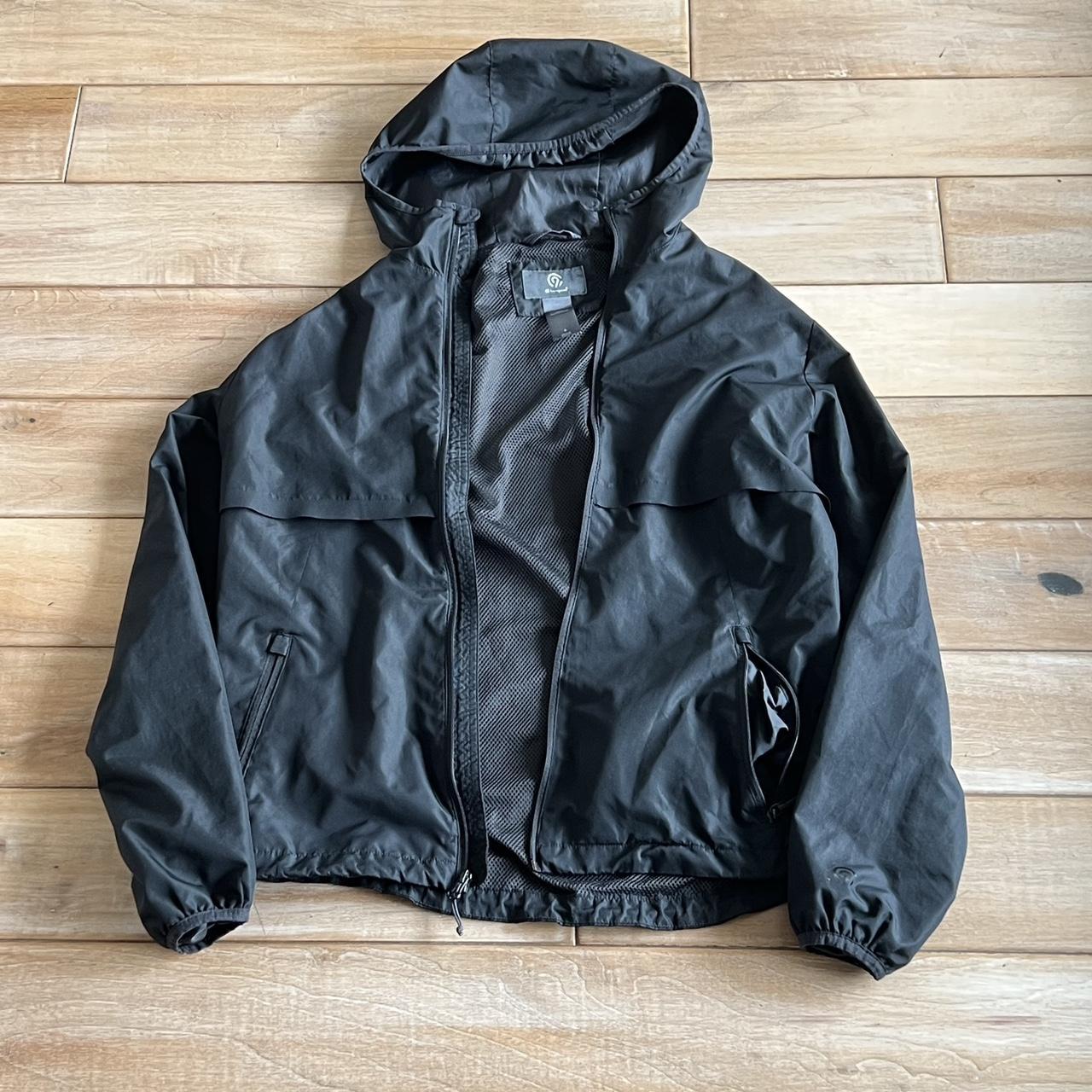 Men’s Champion Windbreaker Jacket Black Small $12 - Depop