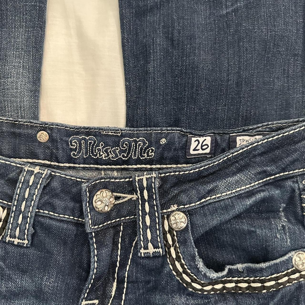 y2k 2000s lowrise bootcut jeans! - Authentic Miss Me... - Depop