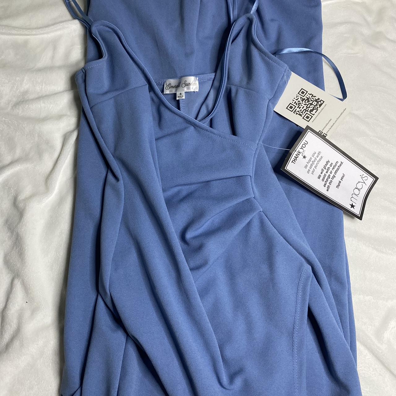 periwinkle blue macys dress never got to wear it Depop