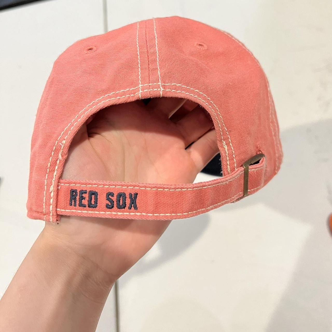 San Diego Hat Company Men's Pink and Black Hat Depop