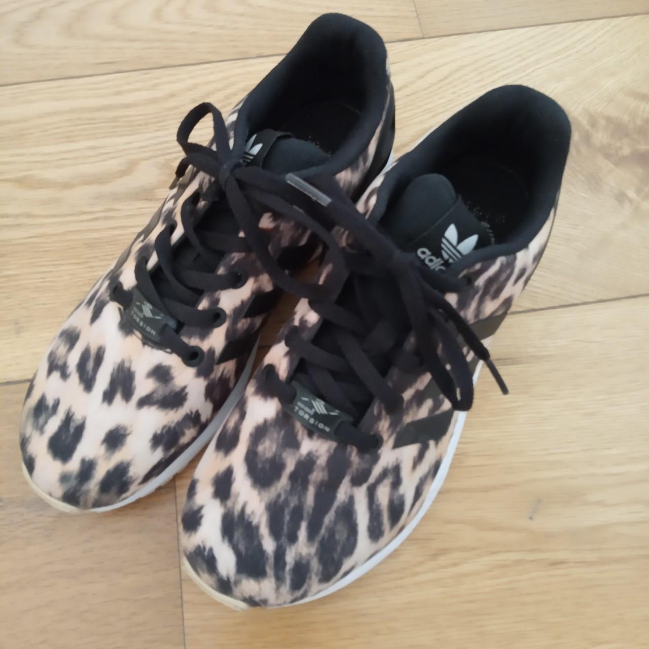 Adidas leopard print trainers unisex Bought here