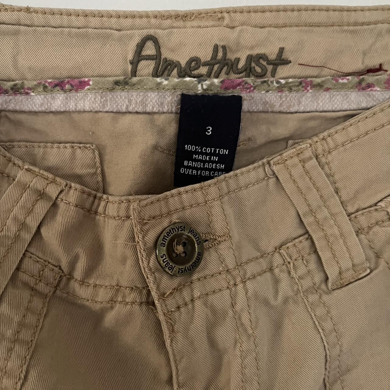 cute utility pants size 3 inseam is about 27 - Depop