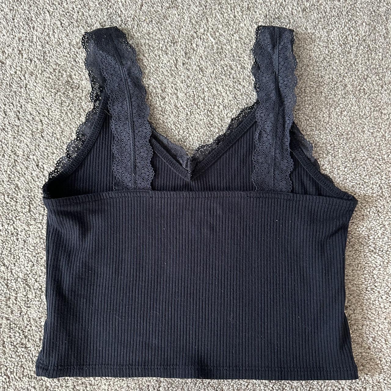 American Eagle Women's Navy Vest Depop