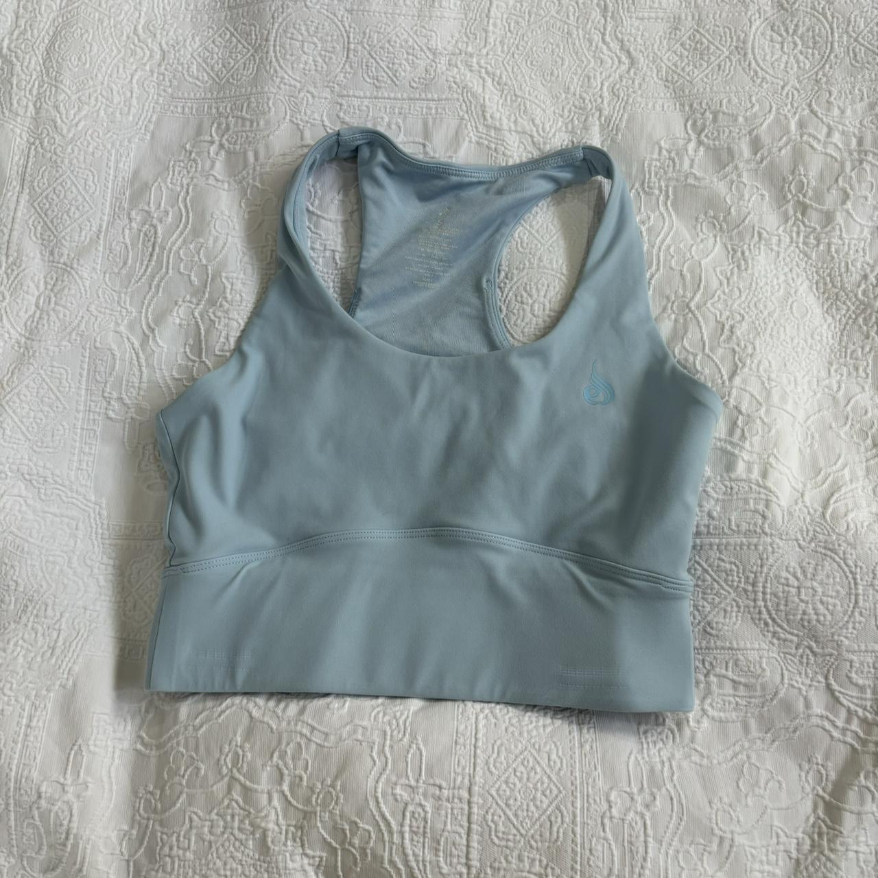 Ryderwear baby blue sports bra Size S - Depop