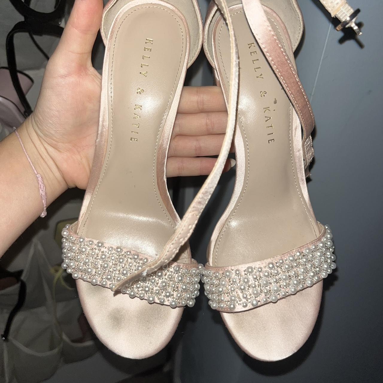 Kelly and Katie Pearl heels- all pearls on worn once - Depop