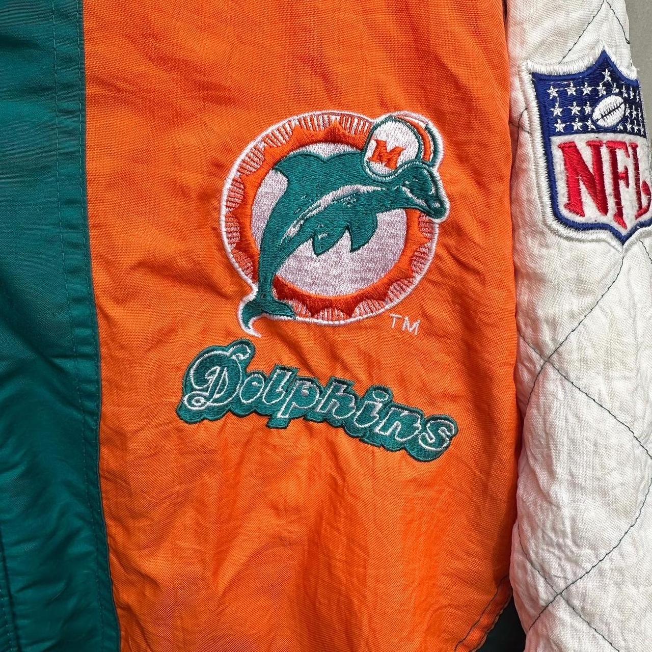 VINTAGE 1990s Miami Dolphins NFL Starter Jacket Made - Depop