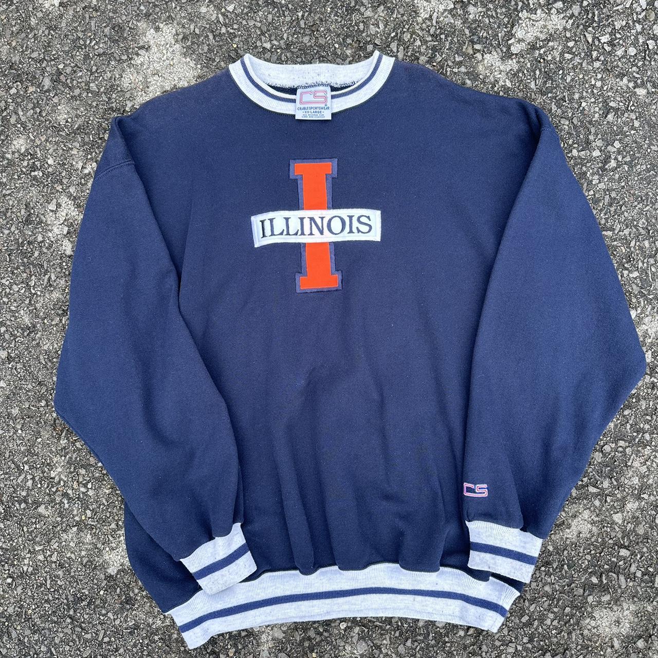 Hotsell Vintage University Of Illinois Crewneck