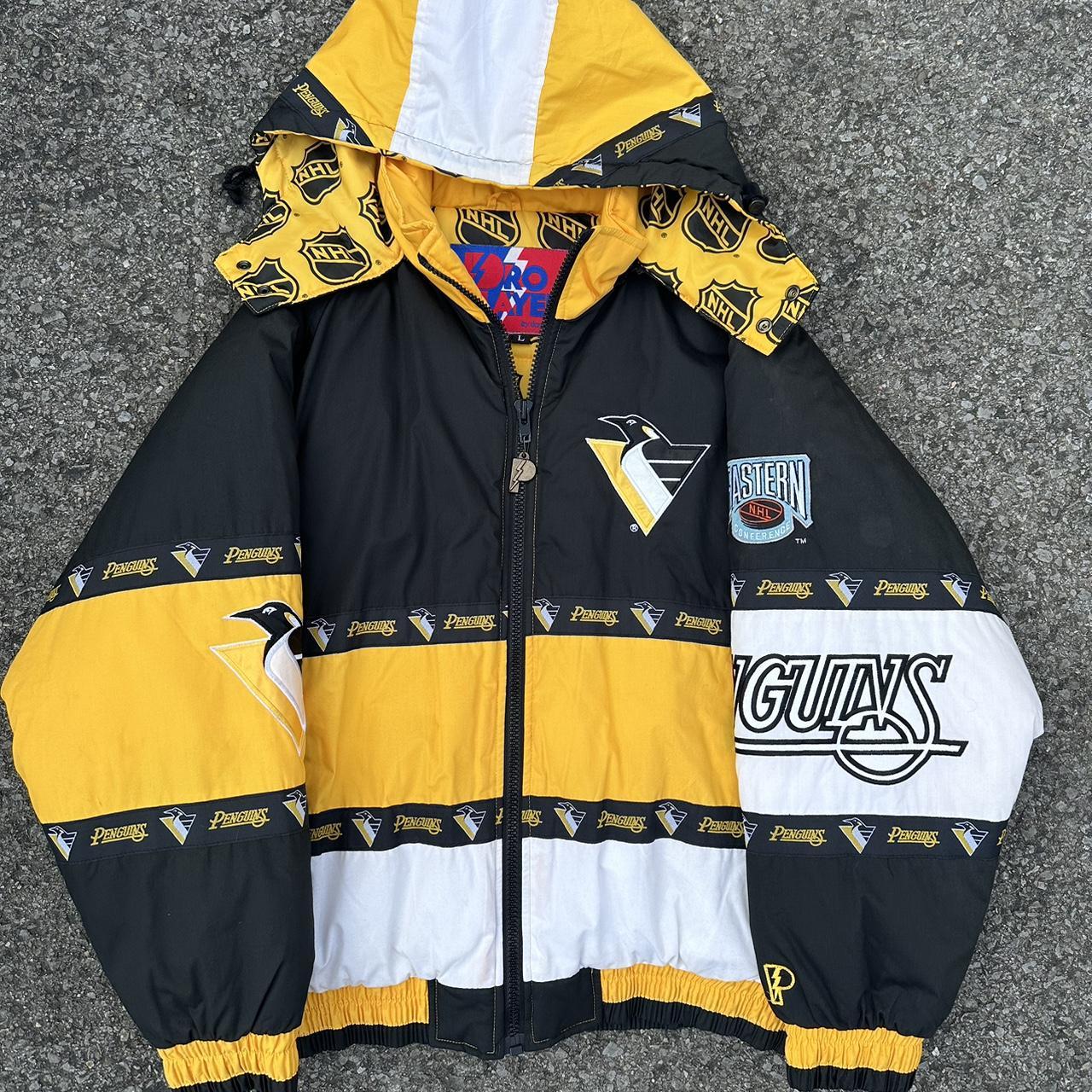 Vintage 1990s RARE Pittsburgh Penguins Pro Player | Depop