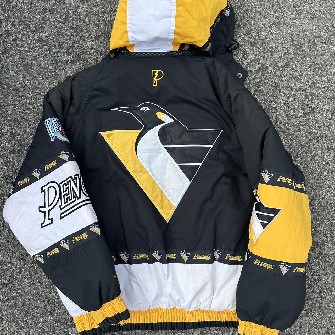 PRO PLAYER Pittsburgh Penguins ジャケット XL Vintage 90s Pro Player NHL Pittsburgh Penguins size Youth S