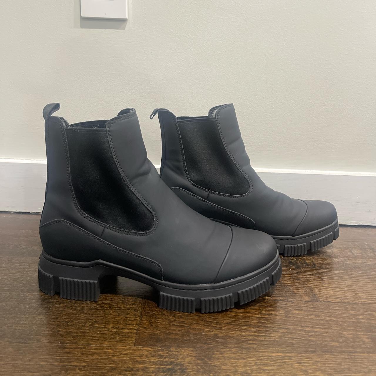 Nine West Chelsea boots. Worn once. Minor rain marks. Depop