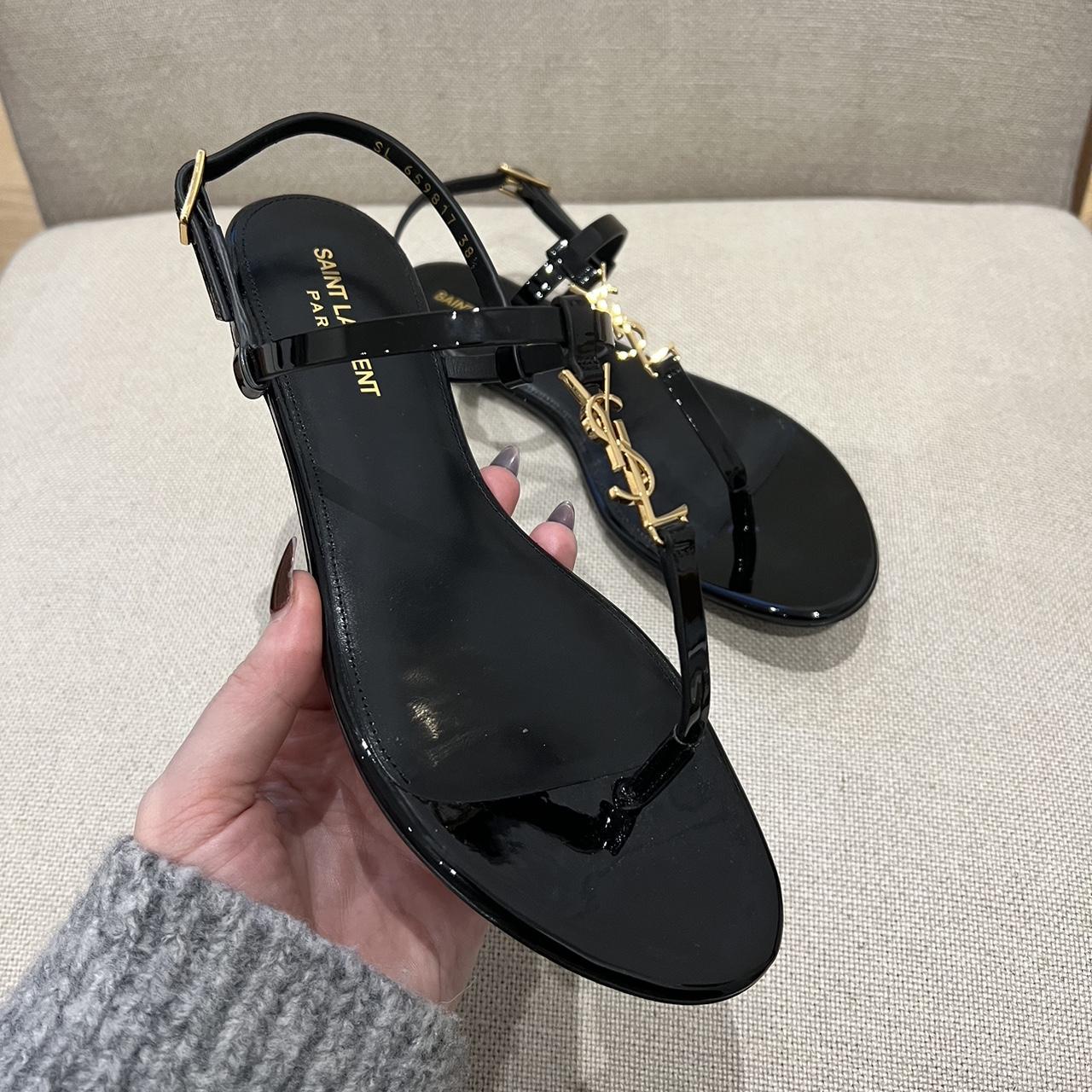 Genuine Saint laurent Cassandra sandals Brand new... - Depop