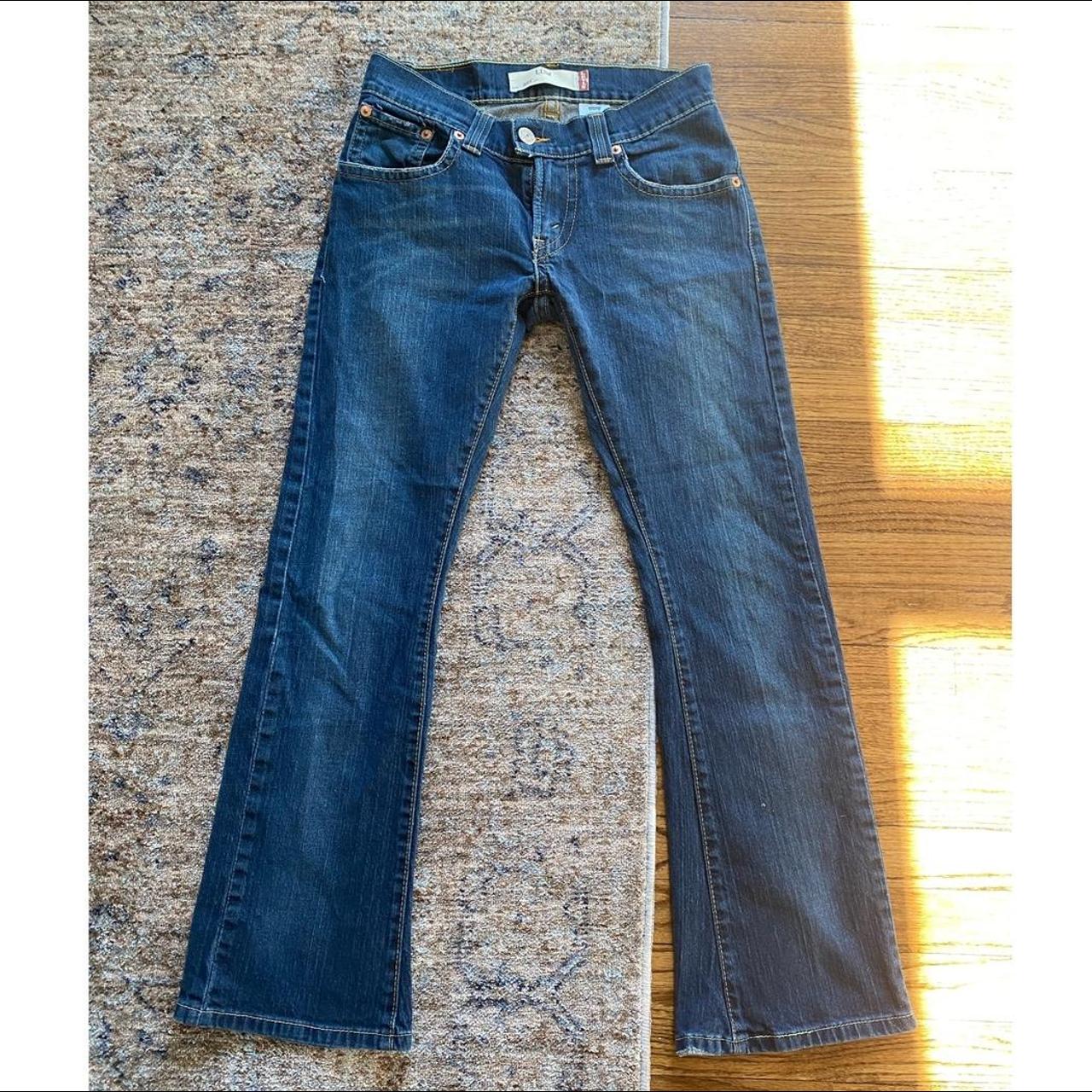 Levi's 542 low rise flare best sale