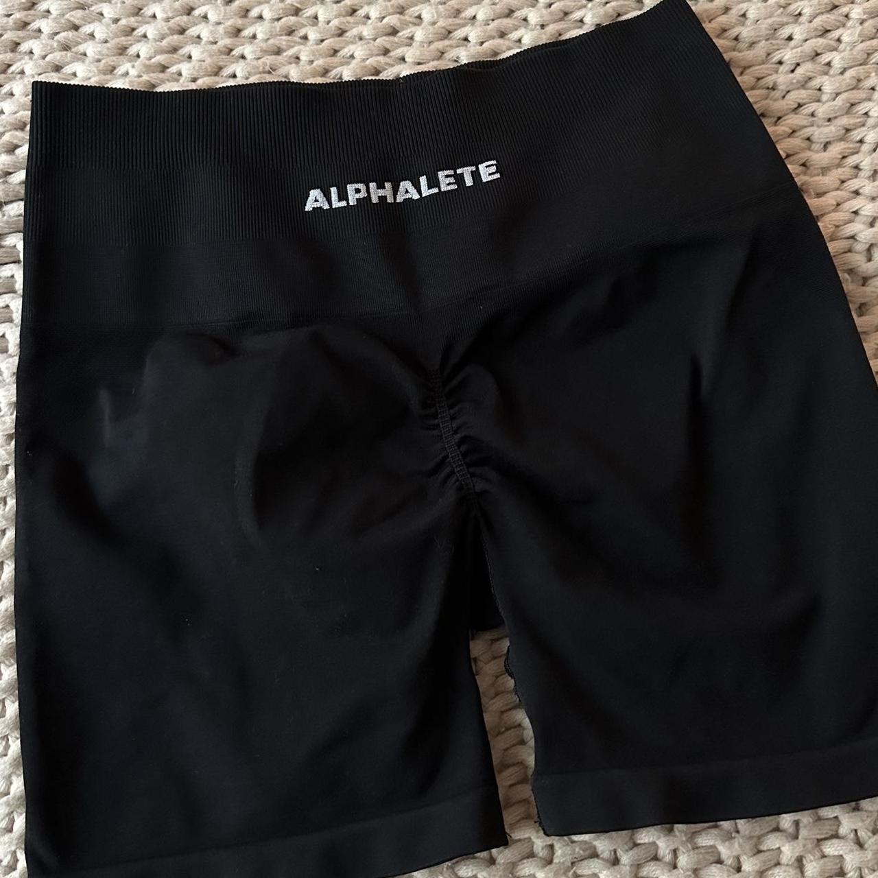 Alphalete Women's Black Shorts | Depop