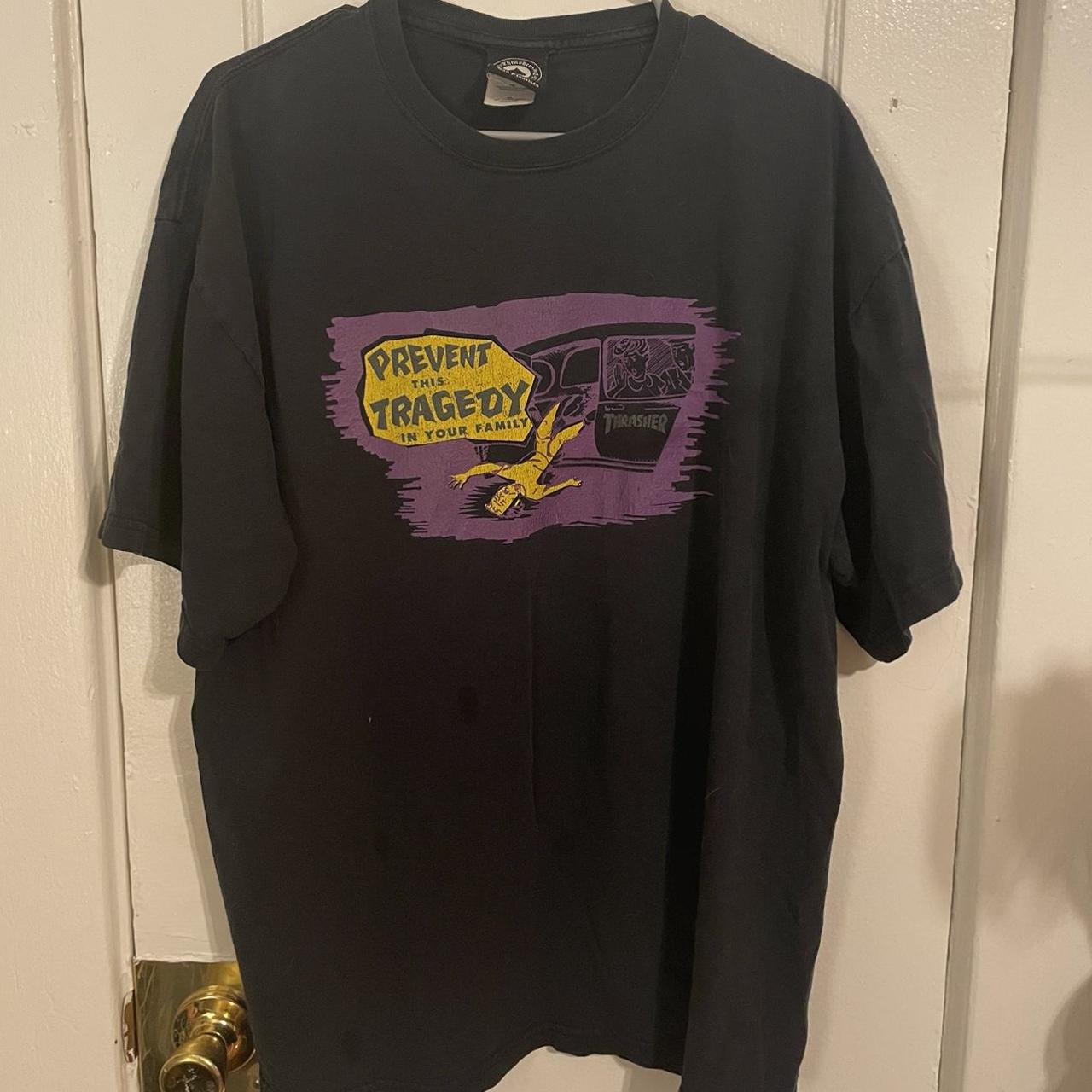 Thrasher prevent this on sale tragedy t shirt