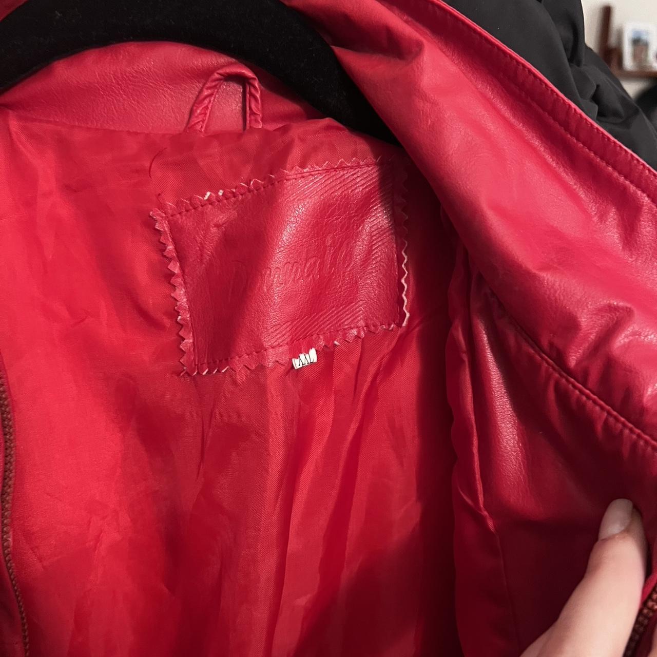 Source Unknown Women's Jacket - Red - M – Red lea… - image 2