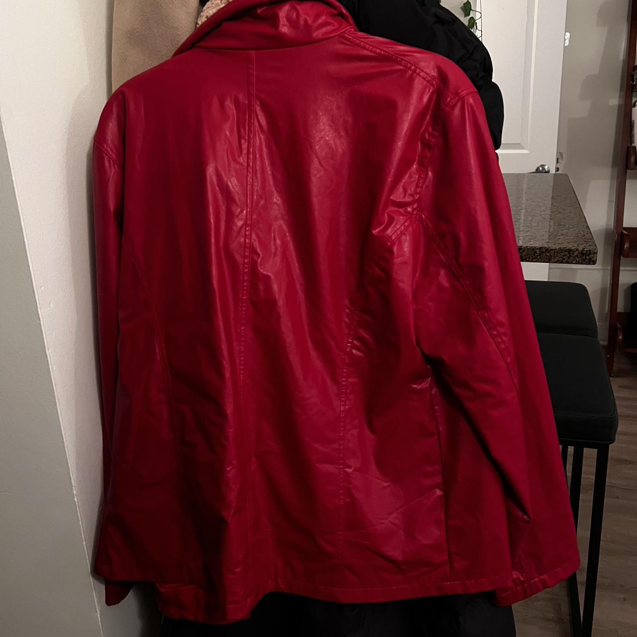 Source Unknown Women's Jacket - Red - M – Red lea… - image 3