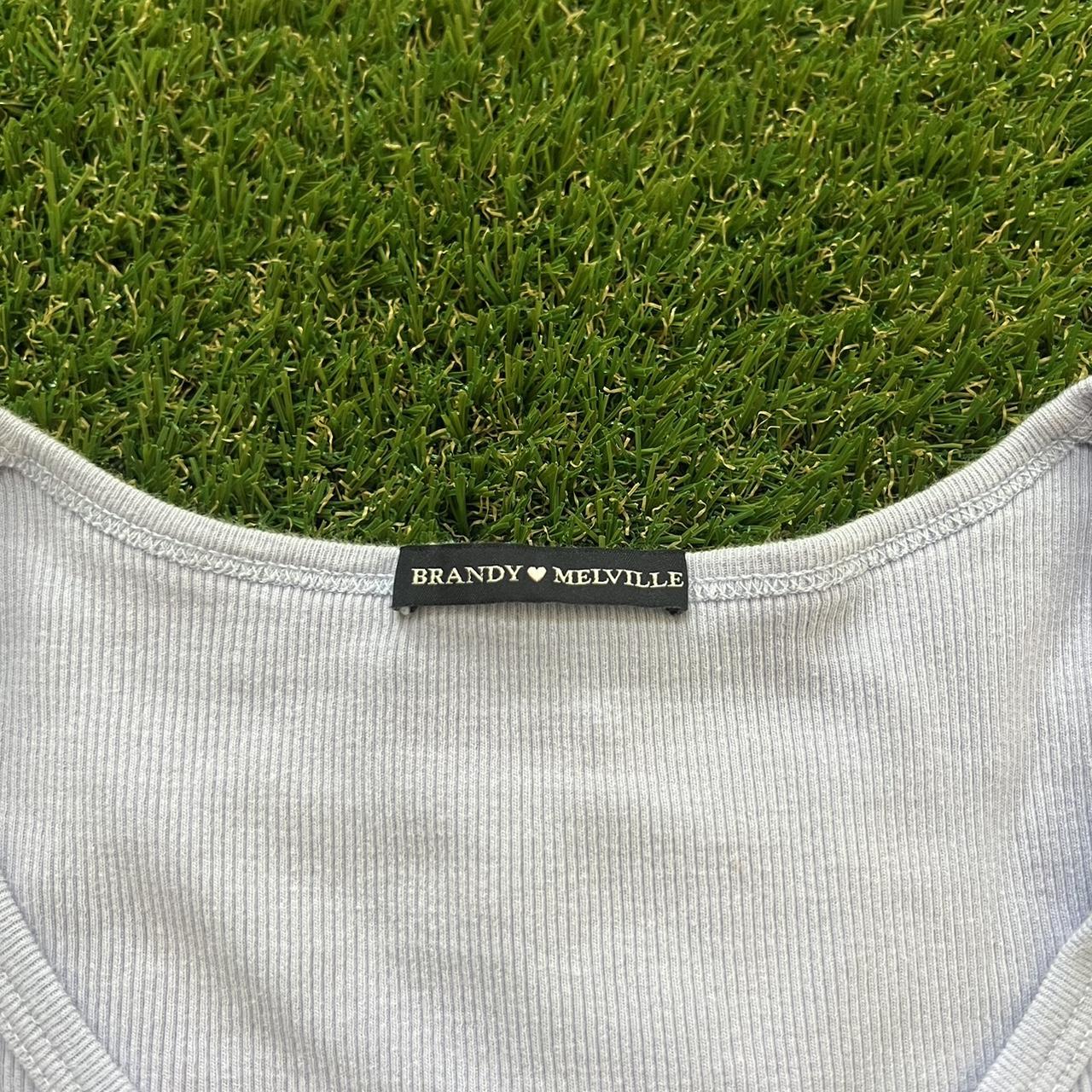 Brandy Melville lavender zelly top💜 One sized A... Depop