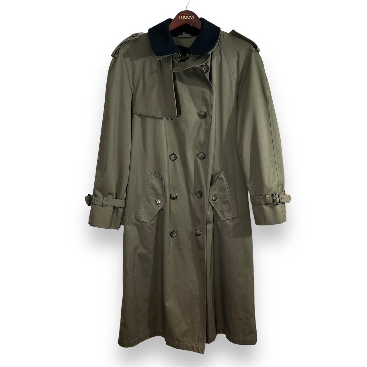 Bill blass trench coat on sale