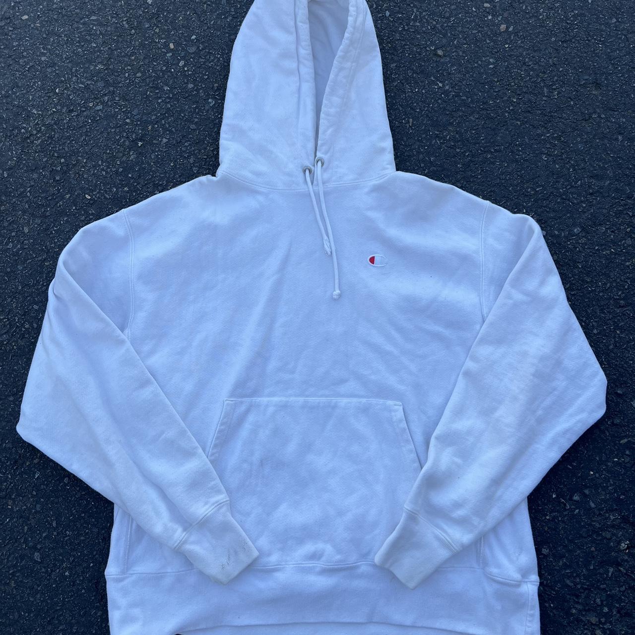 Champion sweater mens white nike best sale