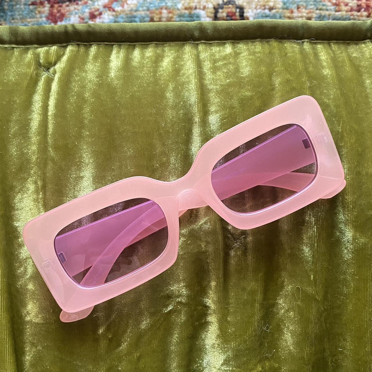 Urban Outfitters Womens Pink And Purple Sunglasses Depop