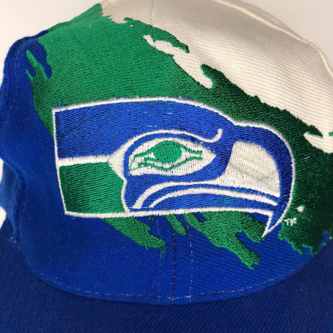 Vintage 90s Seattle Seahawks Logo Athletic Pro Line - Depop