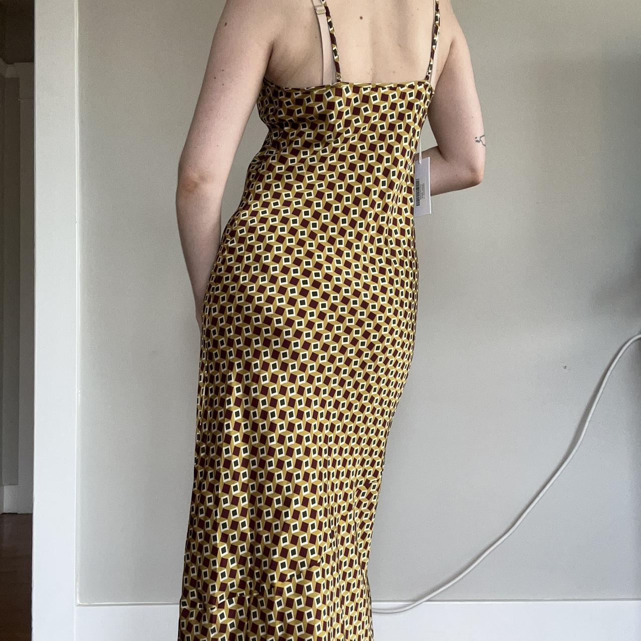 The Iggy Yellow Polka Dot, Silk Slip Dress