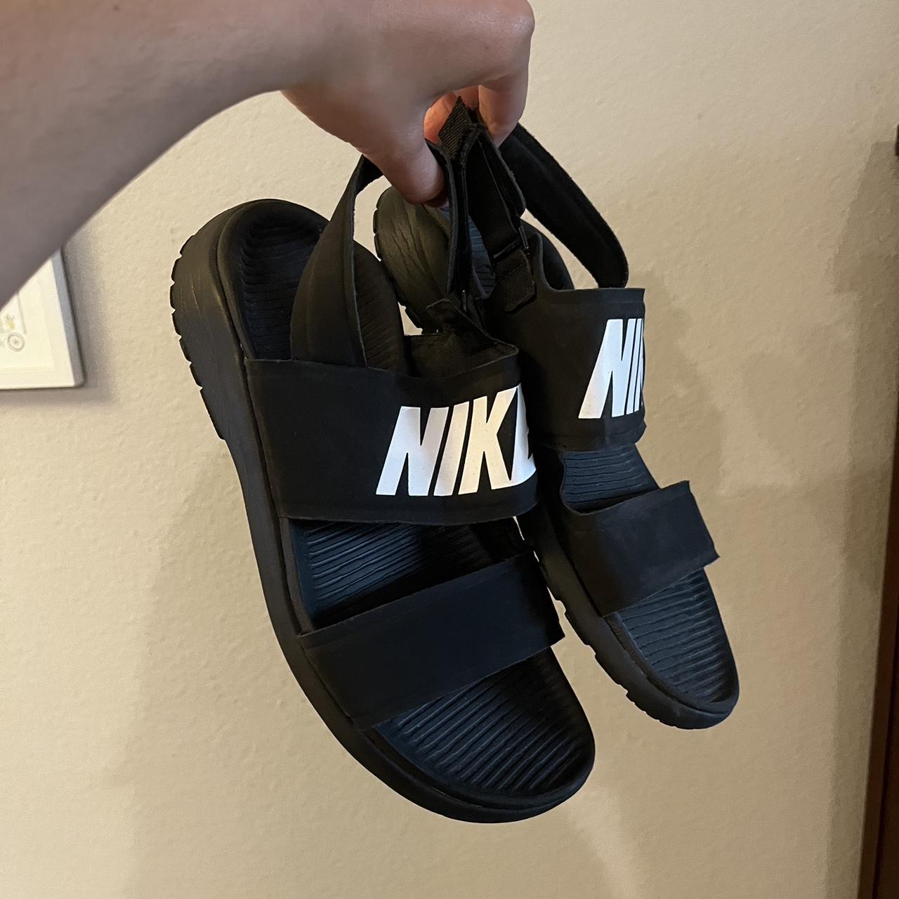 Nike Black Sandals | Depop