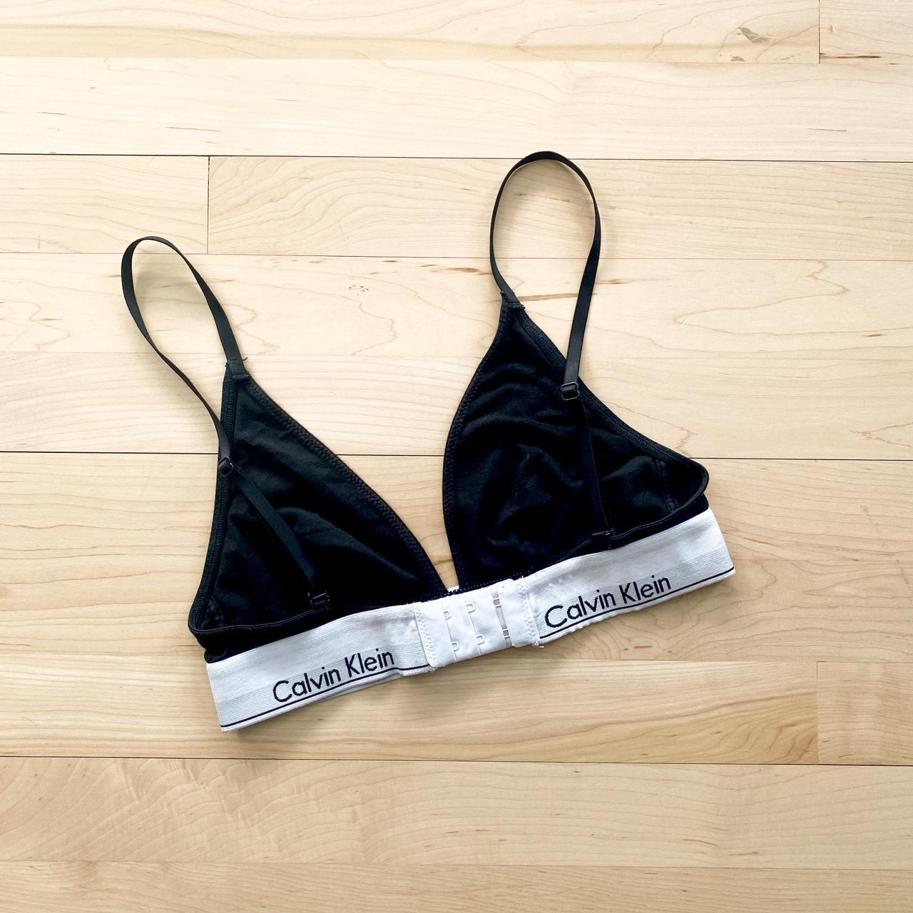 Calvin Klein Women's Black Bra | Depop