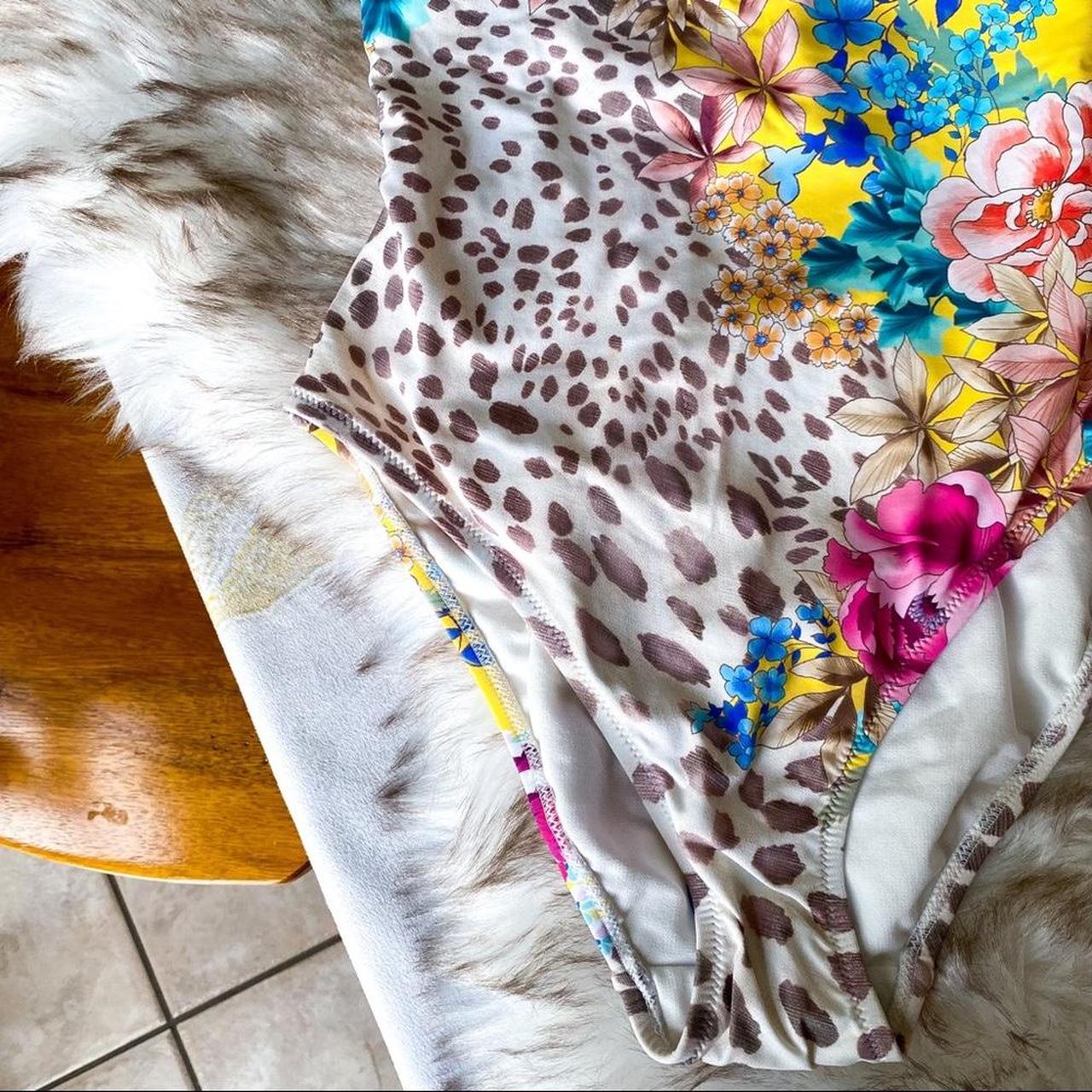 JOHNNY WAS Wildflower One Piece Swimsuit Color... Depop