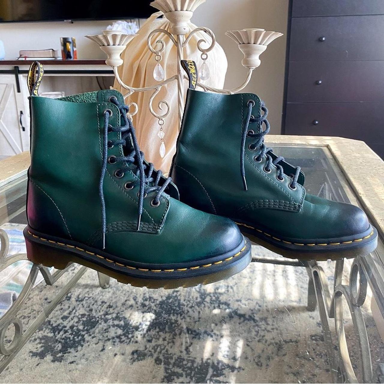 DR. MARTENS 1460 Pascal Boot Color Green Antique. Depop