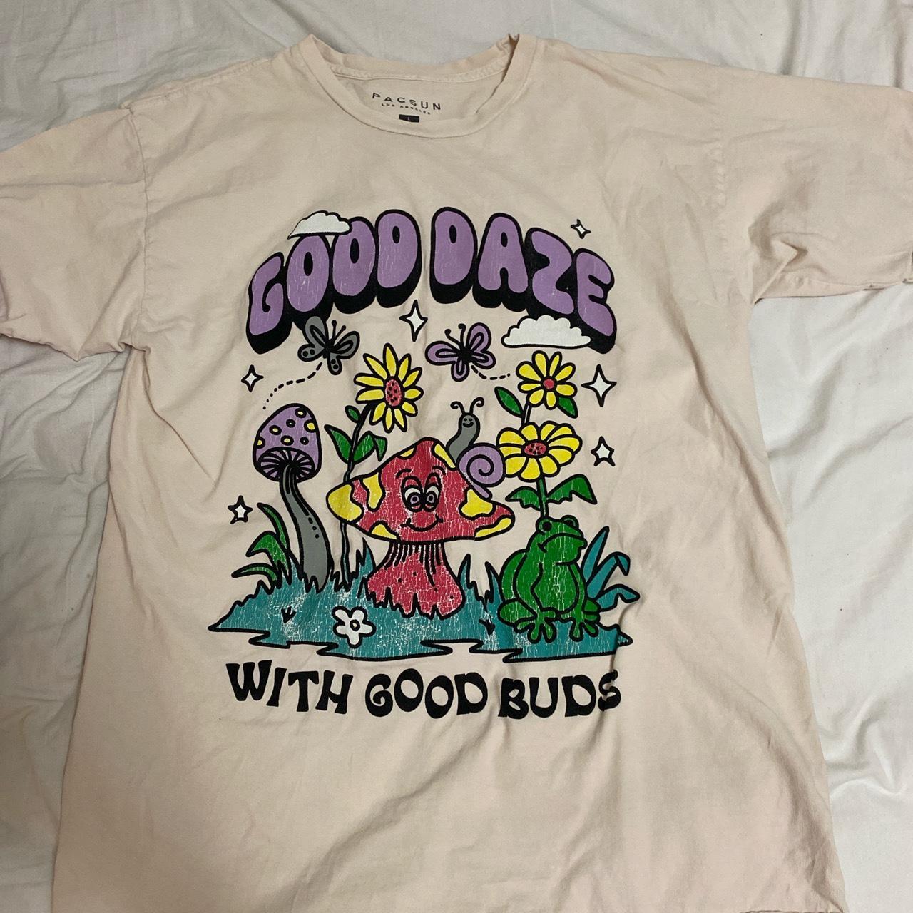 Good daze cream tee #pacsun #hippie... - Depop