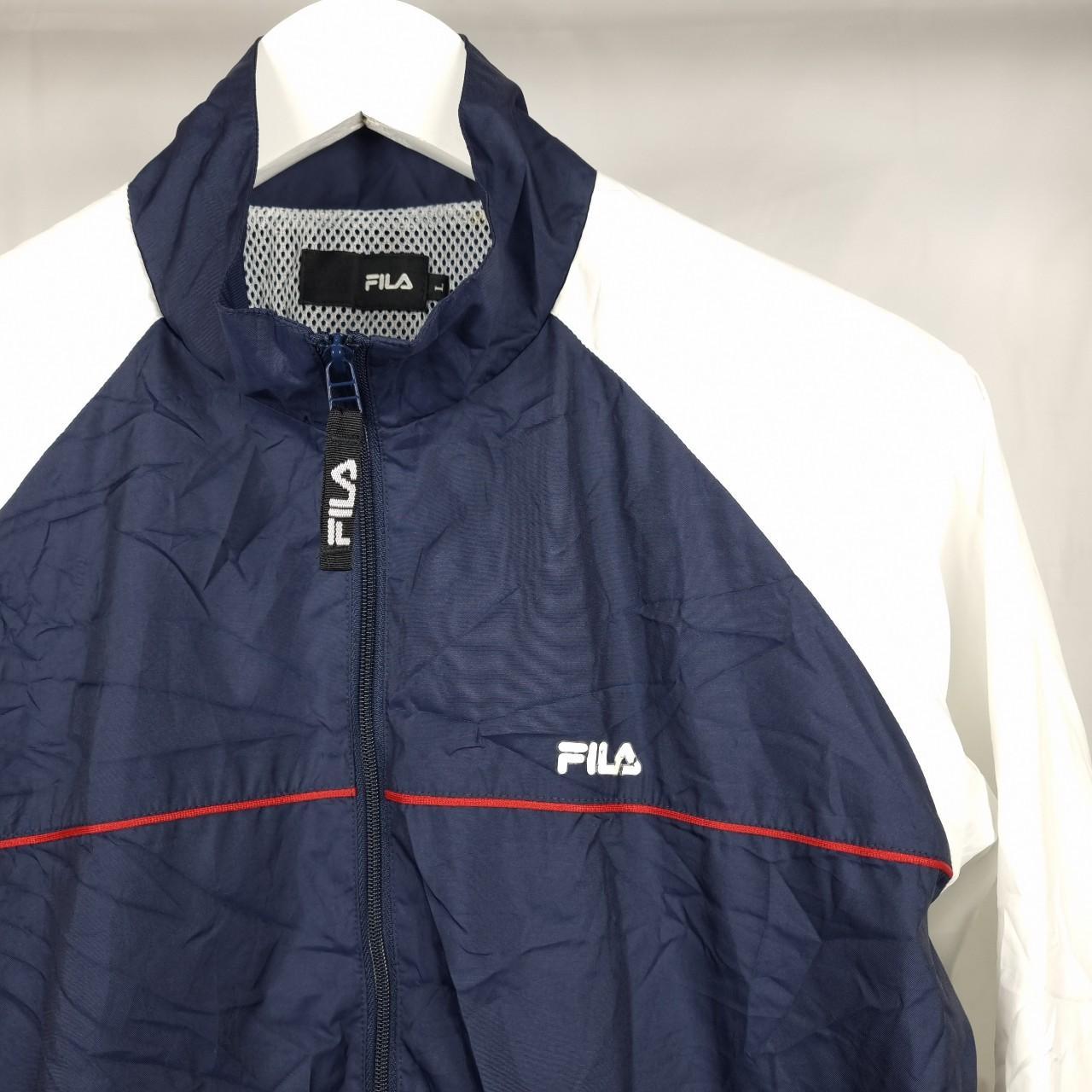 Fila hotsell white windbreaker