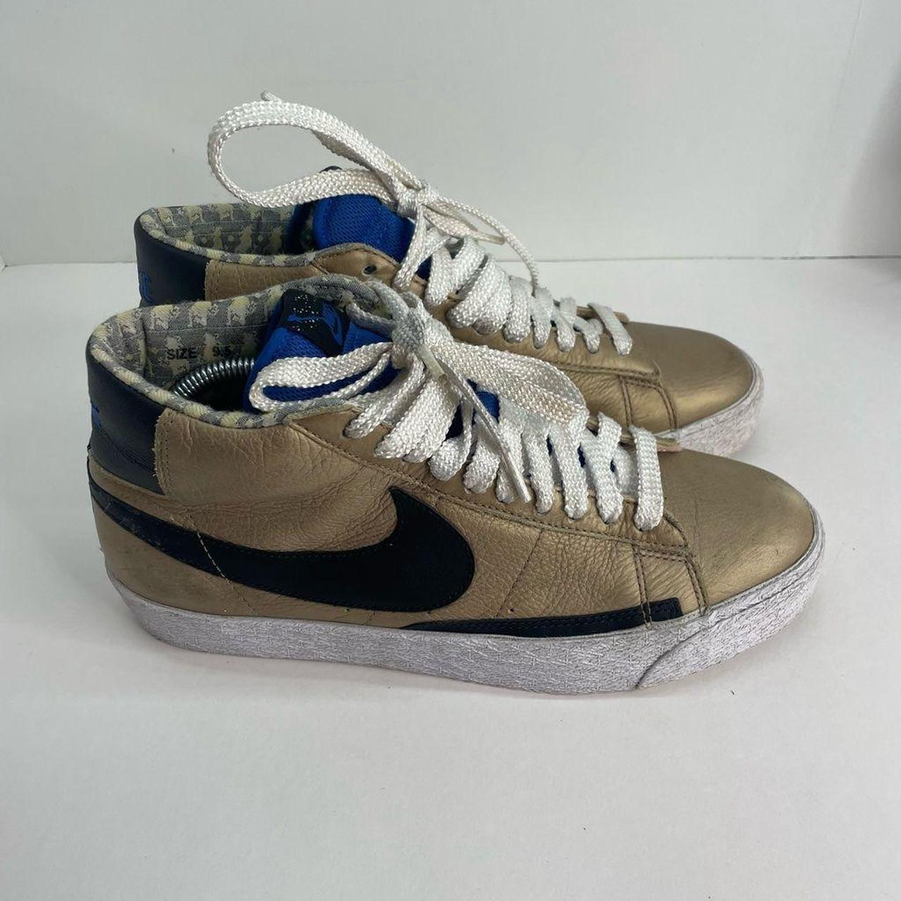 nike blazer mens gold