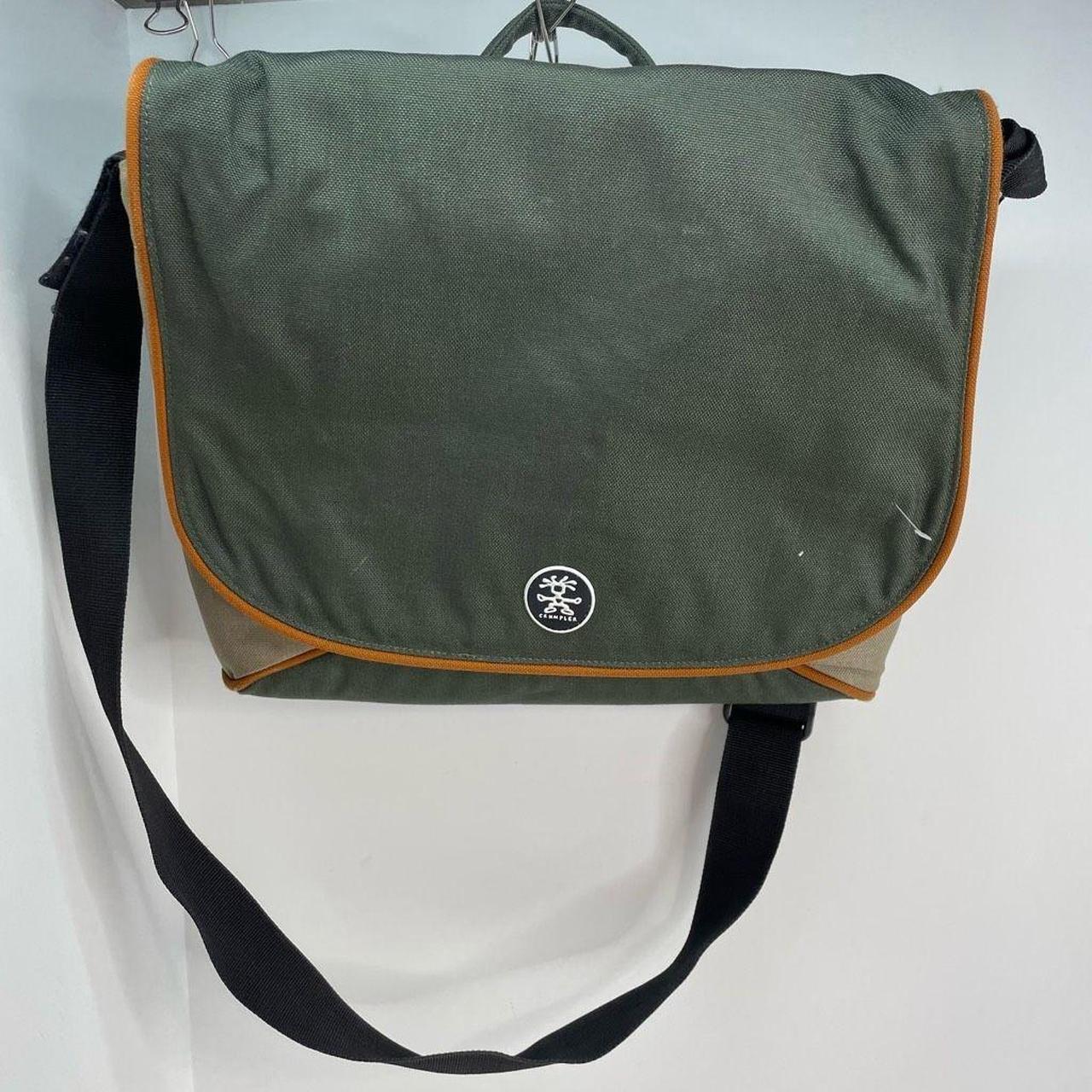 Crumpler McBain`s Baby Large Messenger Laptop Bag Green Depop