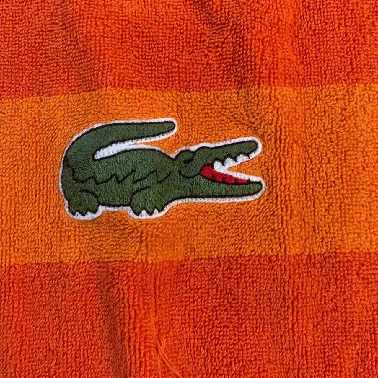 Lacoste Orange Bath Towel 100 Cotton 29 X 49 Inch Depop   P0 