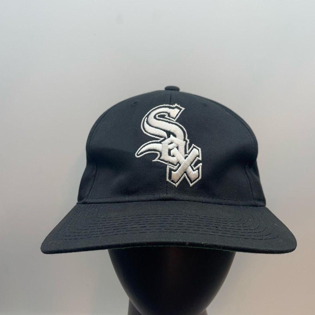 Vintage Rare Chicago White Sox MLB Baseball Sports Black Hat Cap