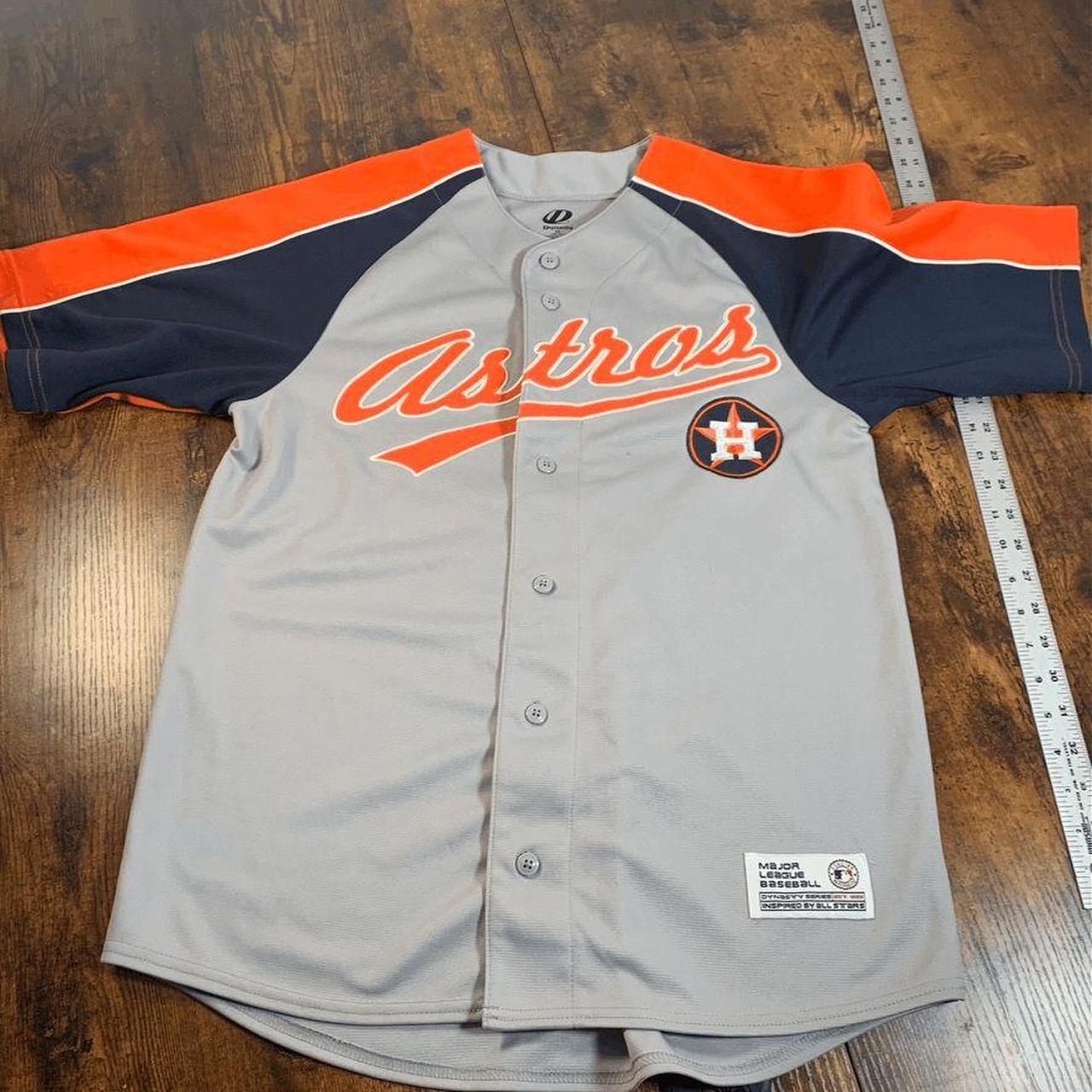 Dynasty Gray Houston Astros Baseball Jersey Stitched - Depop