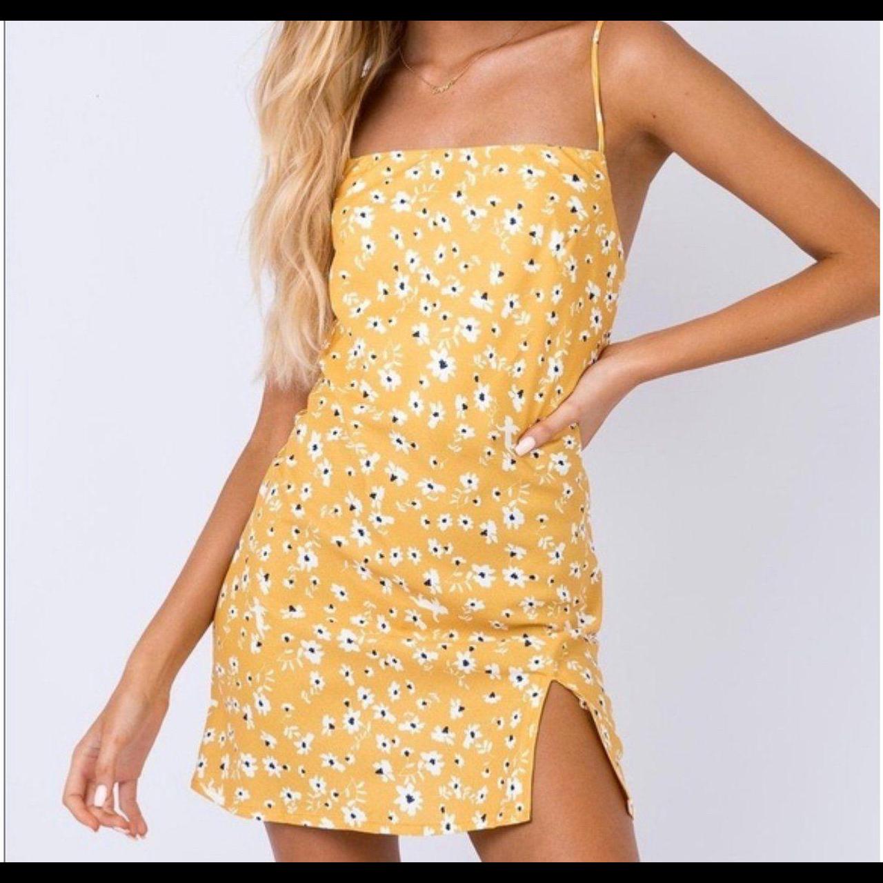 Princess polly mustard dress best sale