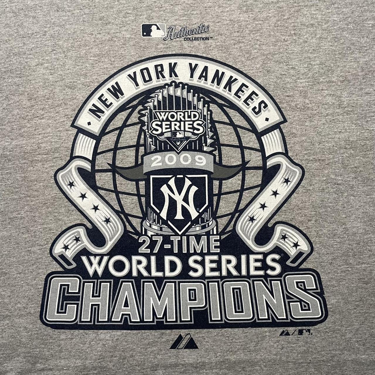 2009 New York Yankees 27 Time World Series Champions - Depop