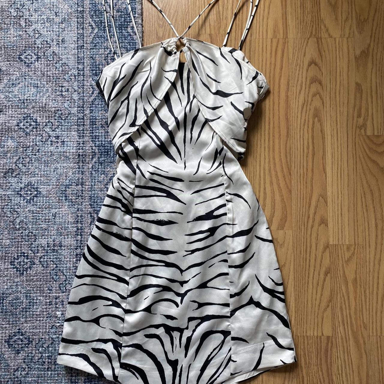 Zara silk mini dress brand new with tags! I bought... Depop